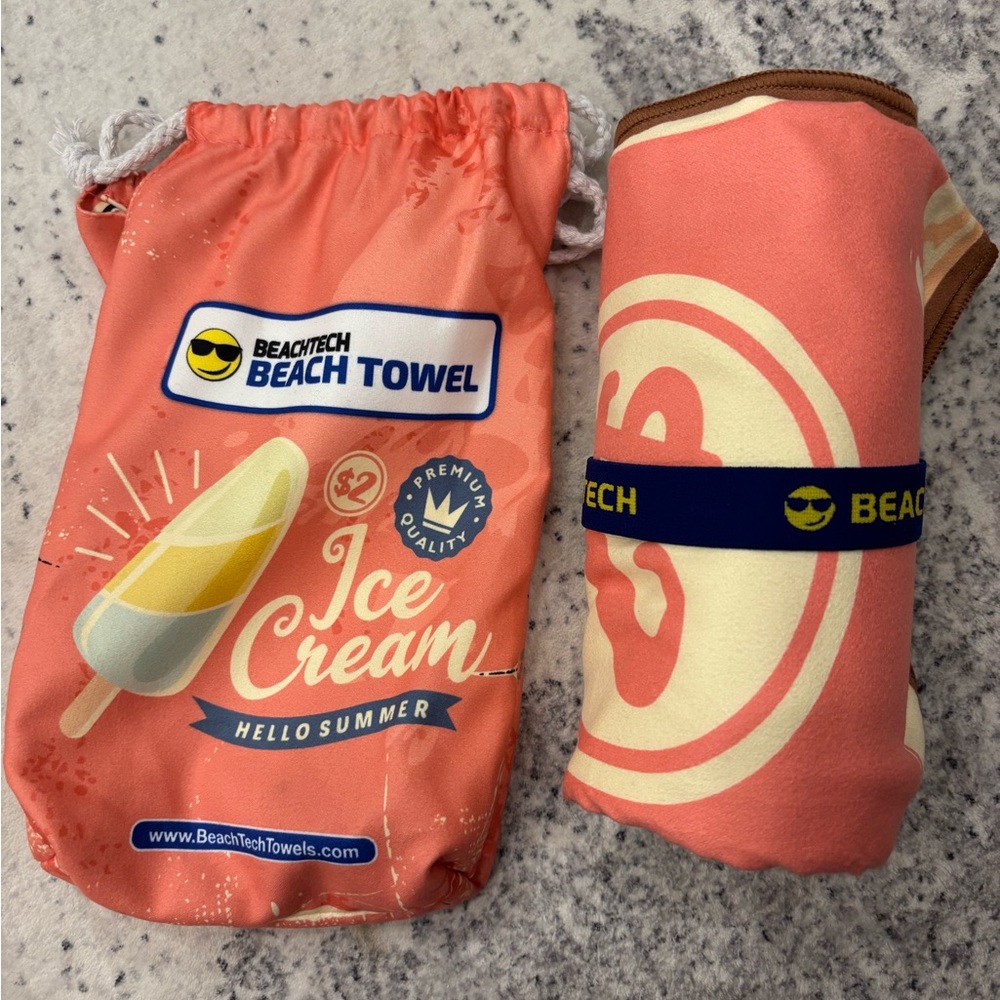 Ice Cream Design Beach Towel - Picture 6 of 7